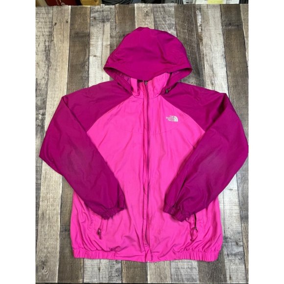 The North Face Jackets & Blazers - The North Face Women L Jacket Full Zip Windbreaker Rain Mesh Lined Pink Outdoor